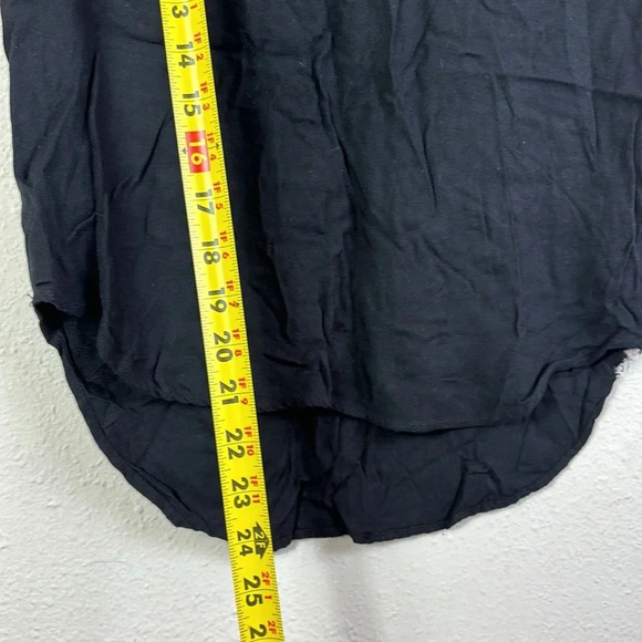 🎈4 LISTINGS FOR $20 Cloth & Stone Short Sleeve Black Shirt size small - Picture 6 of 8